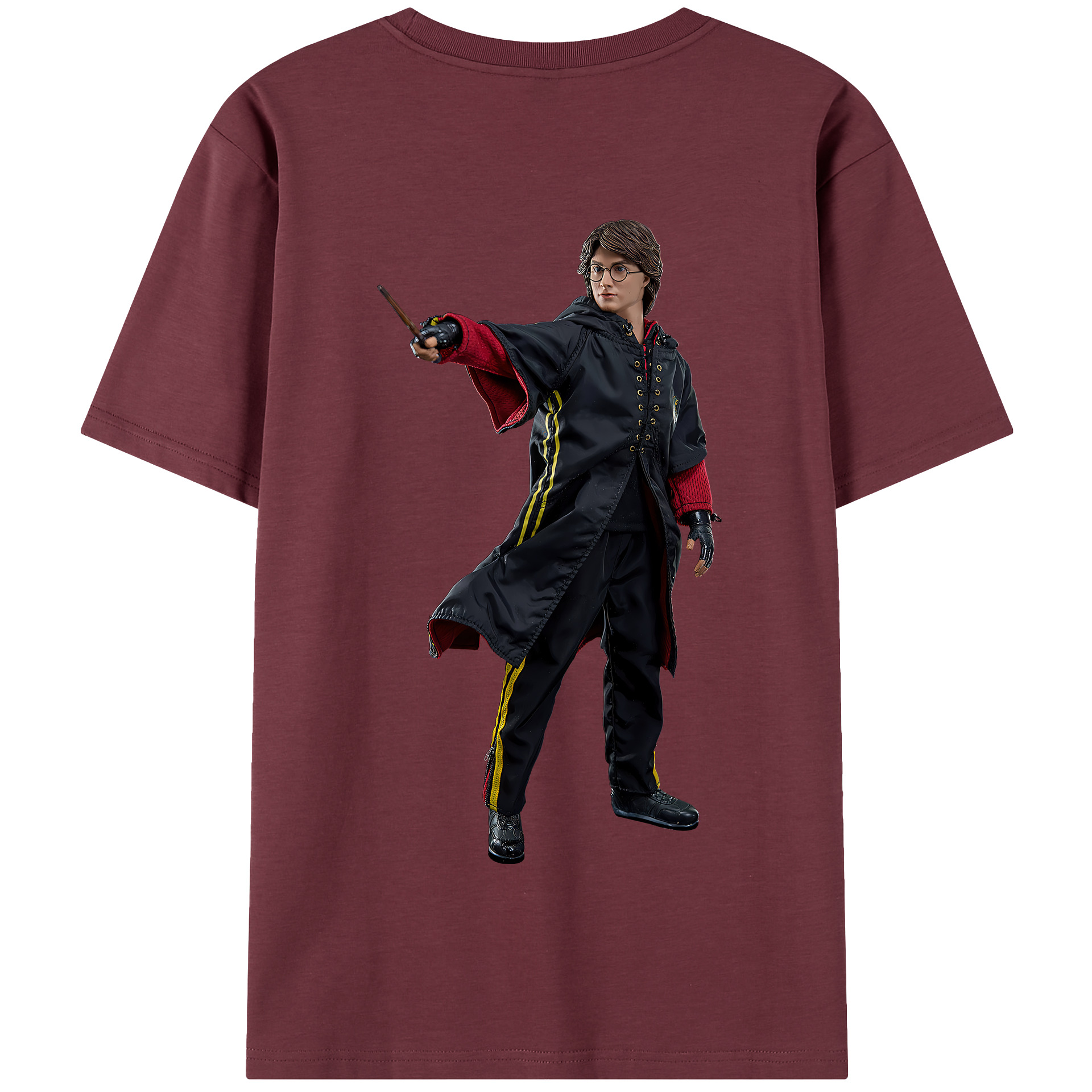 （画像用） Harry Potter ハリー・ポッターシリーズ 綿100％半袖Tシャツ（背面プリント）
